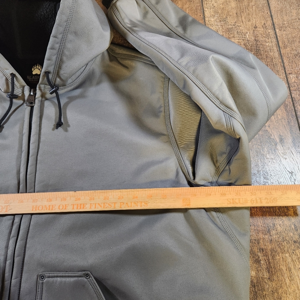 Alaskan Hardgear 3XL AKHG Duluth Trading Prudhoe Bay Hoodie Gray Canvas Coat - Picture 8 of 10